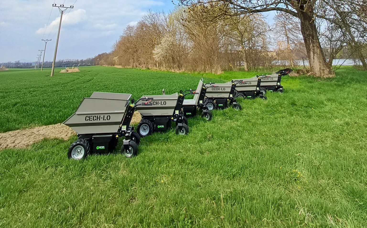 Elektrický minidumper ČECHLO s hydraulickým sklápěním
